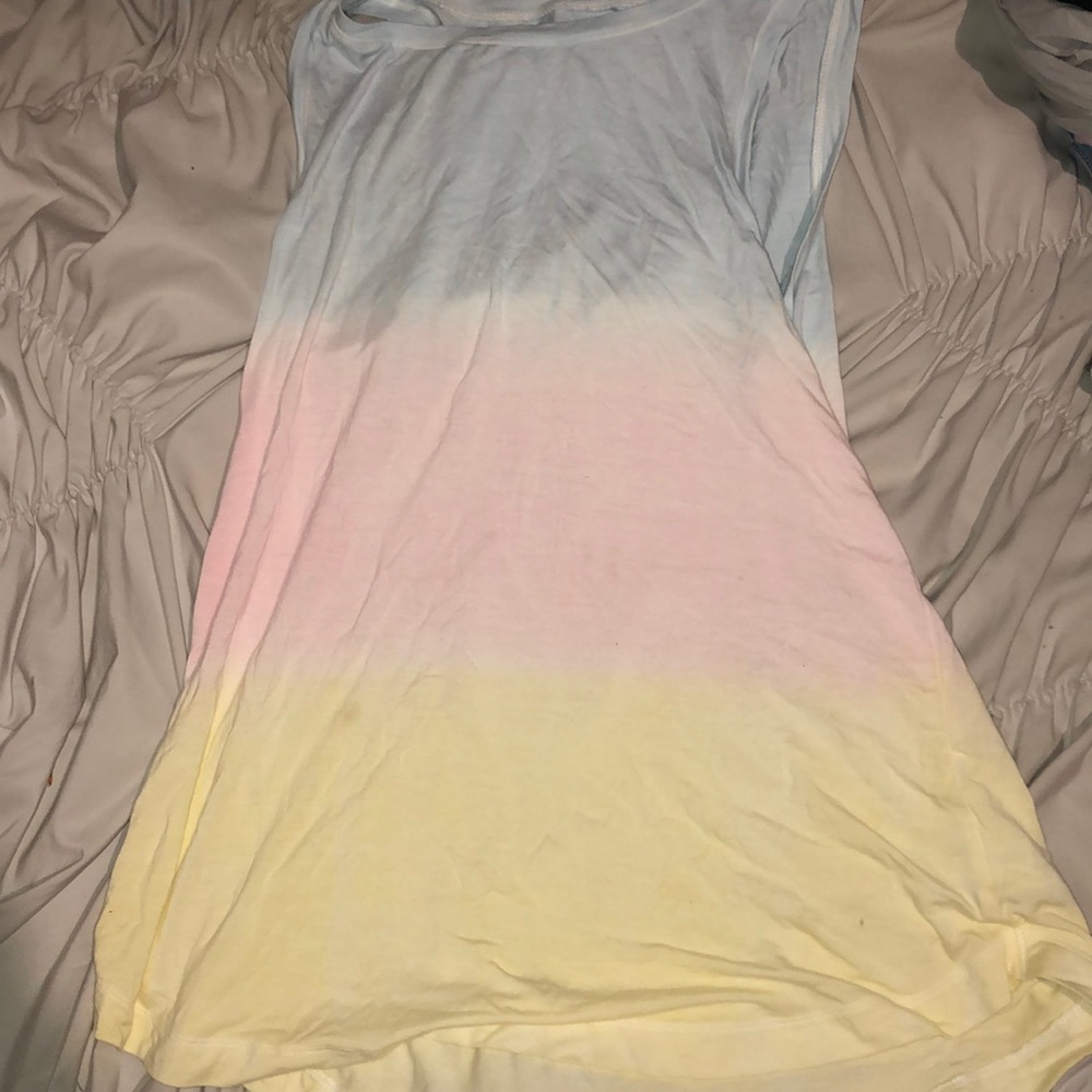 American Eagle Ombré Color Block Tank